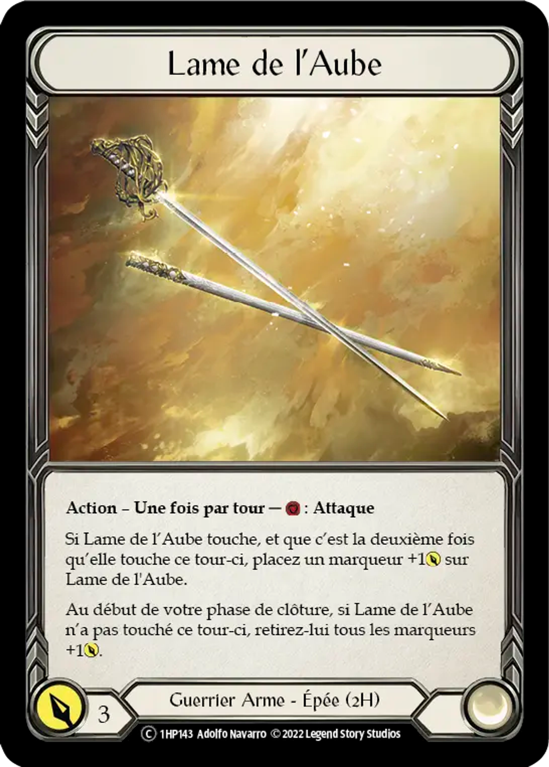 Lame de l'Aube — History Pack 1 - Black Label — Flesh and Blood