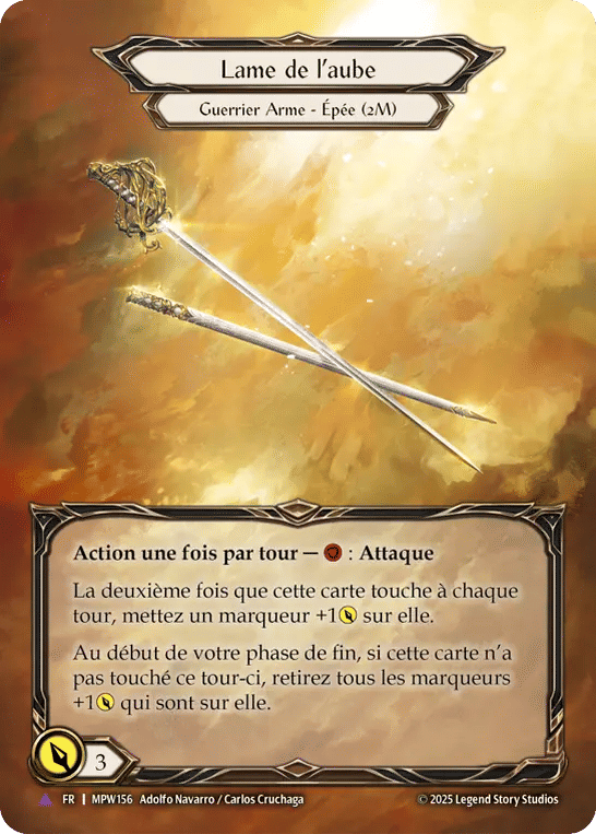 Lame de l’aube — Mastery Pack Warrior — Flesh and Blood