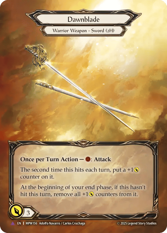 Dawnblade — Mastery Pack Warrior — Flesh and Blood