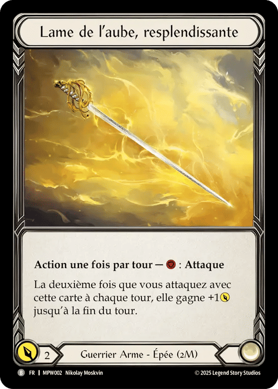 Lame de l’aube, resplendissante — Mastery Pack Warrior — Flesh and Blood