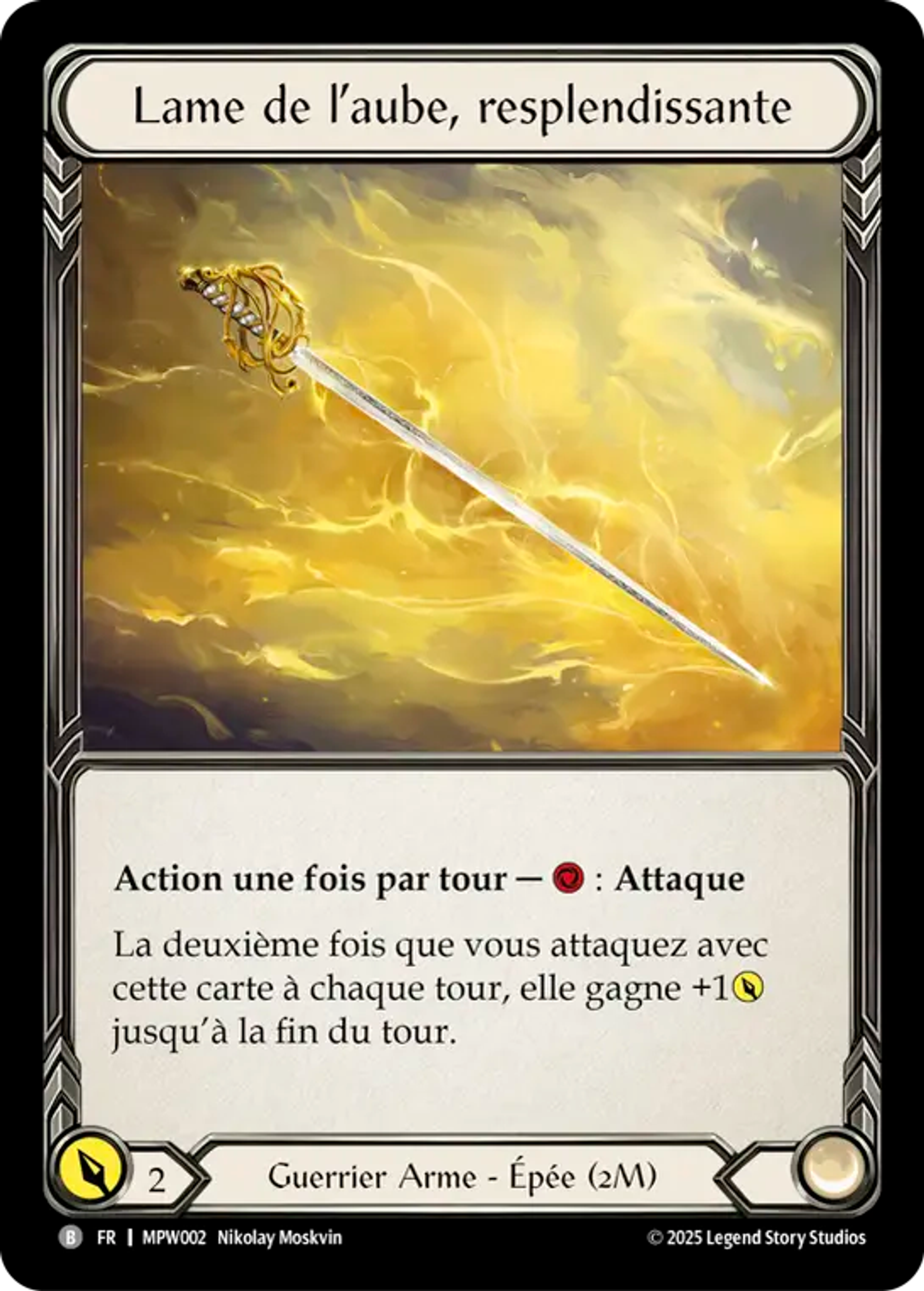 Lame de l’aube, resplendissante — Mastery Pack Warrior — Flesh and Blood