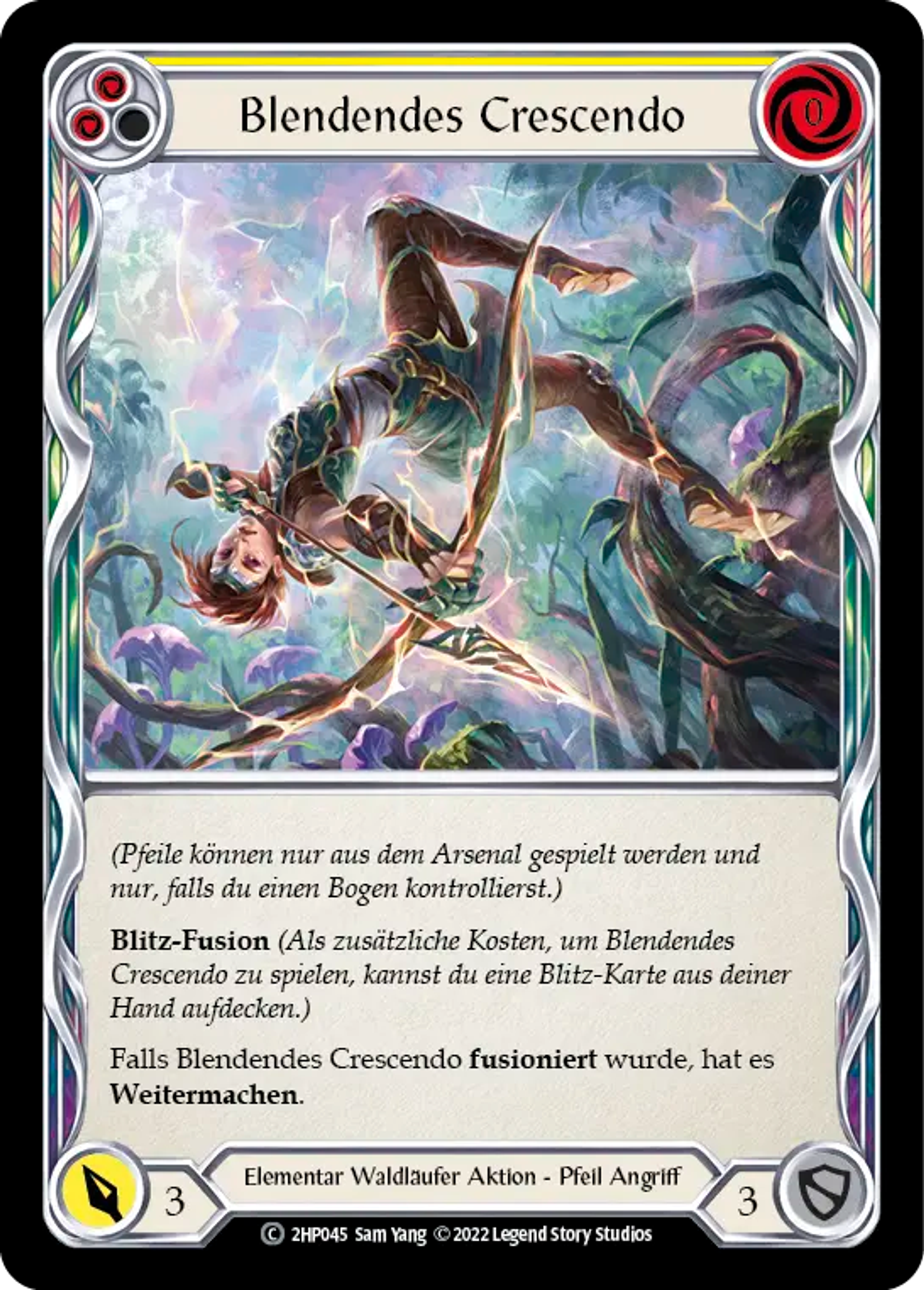 Dazzling Crescendo (Yellow) — History Pack 2 - Black Label — Flesh and Blood