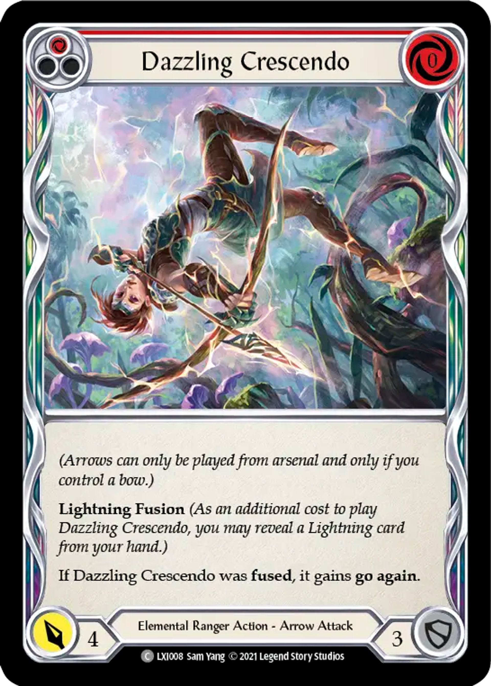 Dazzling Crescendo (Red) — Lexi - Blitz Deck — Flesh and Blood