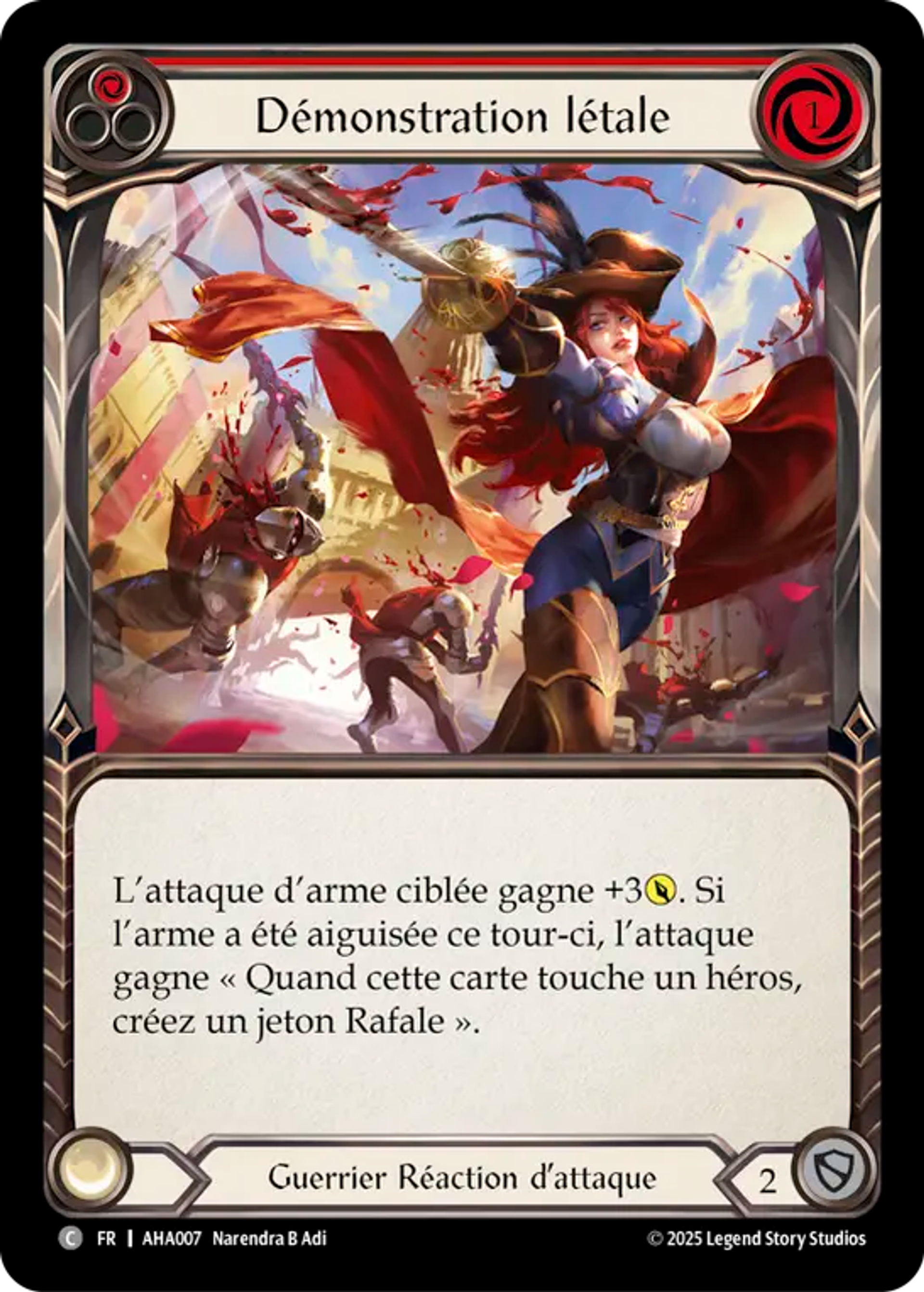 Démonstration létale — Armory Deck - Hala, Bladesaint of the Vow — Flesh and Blood