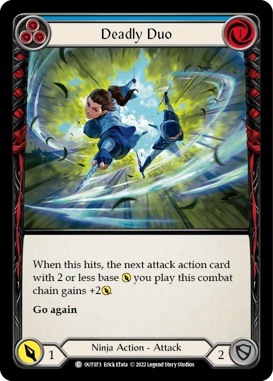 Deadly Duo (Blue) — Outsiders — Flesh and Blood