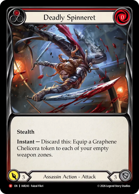 Deadly Spinneret — Usurp the Shadow Throne — Flesh and Blood