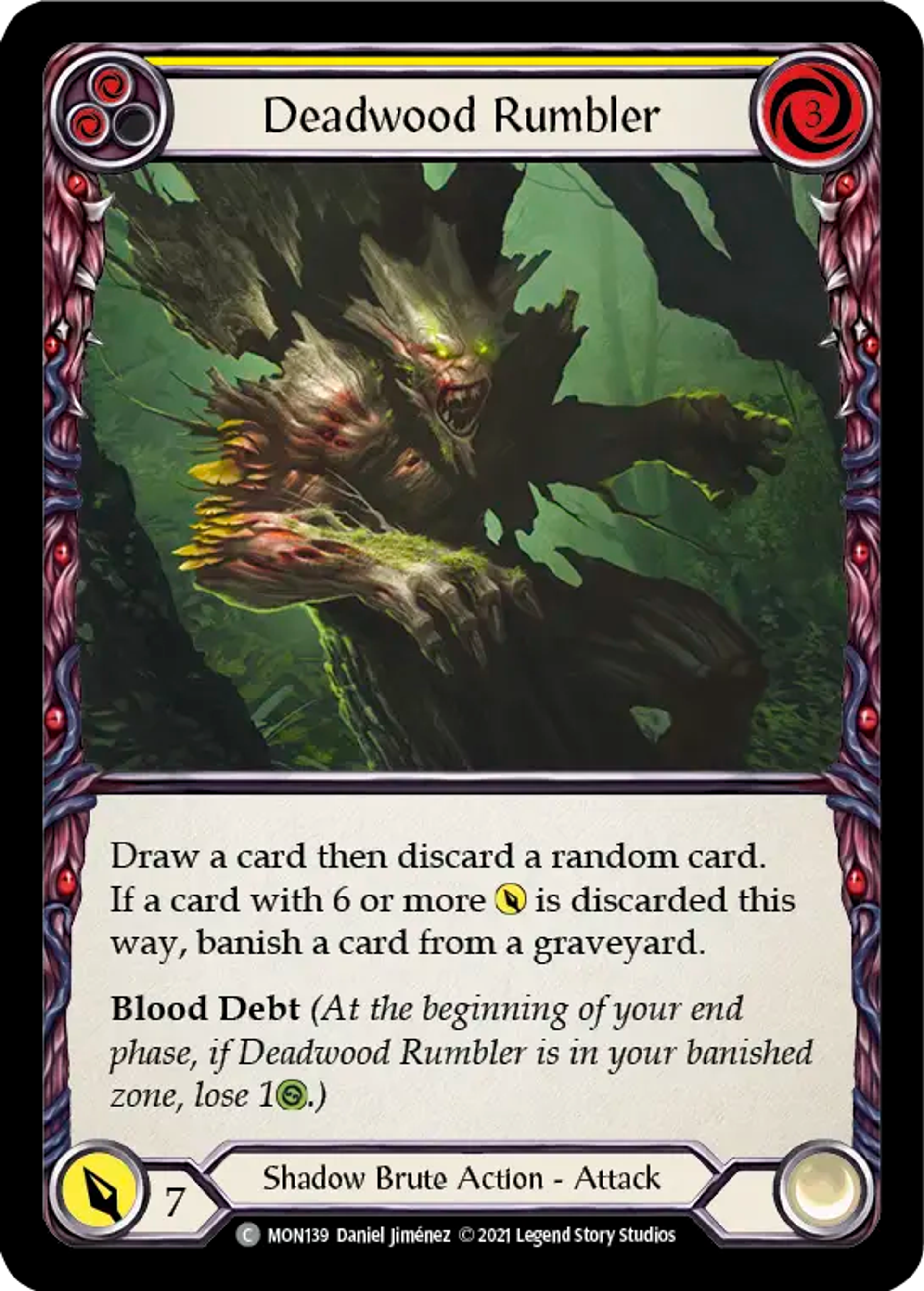 Deadwood Rumbler (Yellow) — Monarch — Flesh and Blood