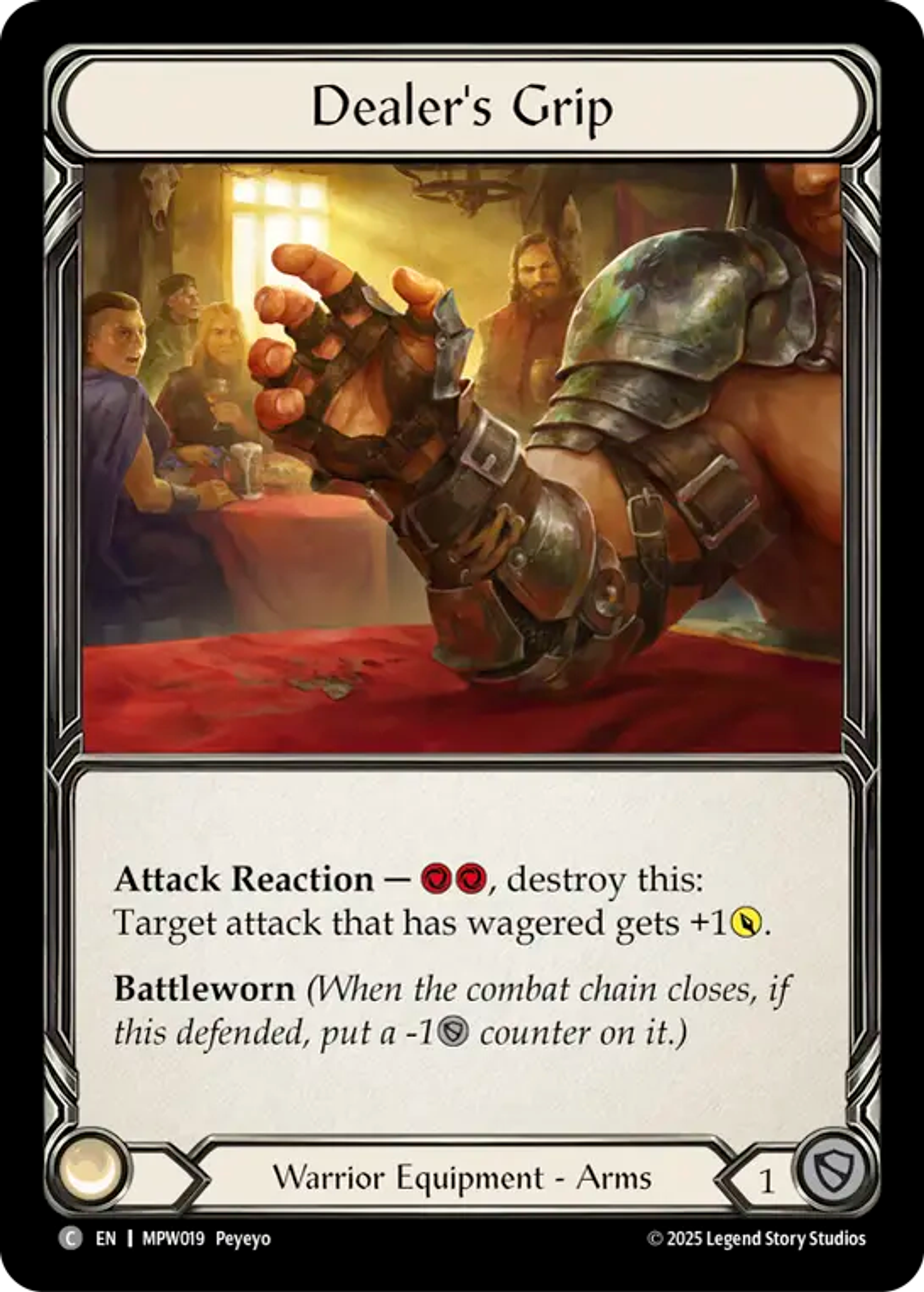 Dealer's Grip — Mastery Pack Warrior — Flesh and Blood