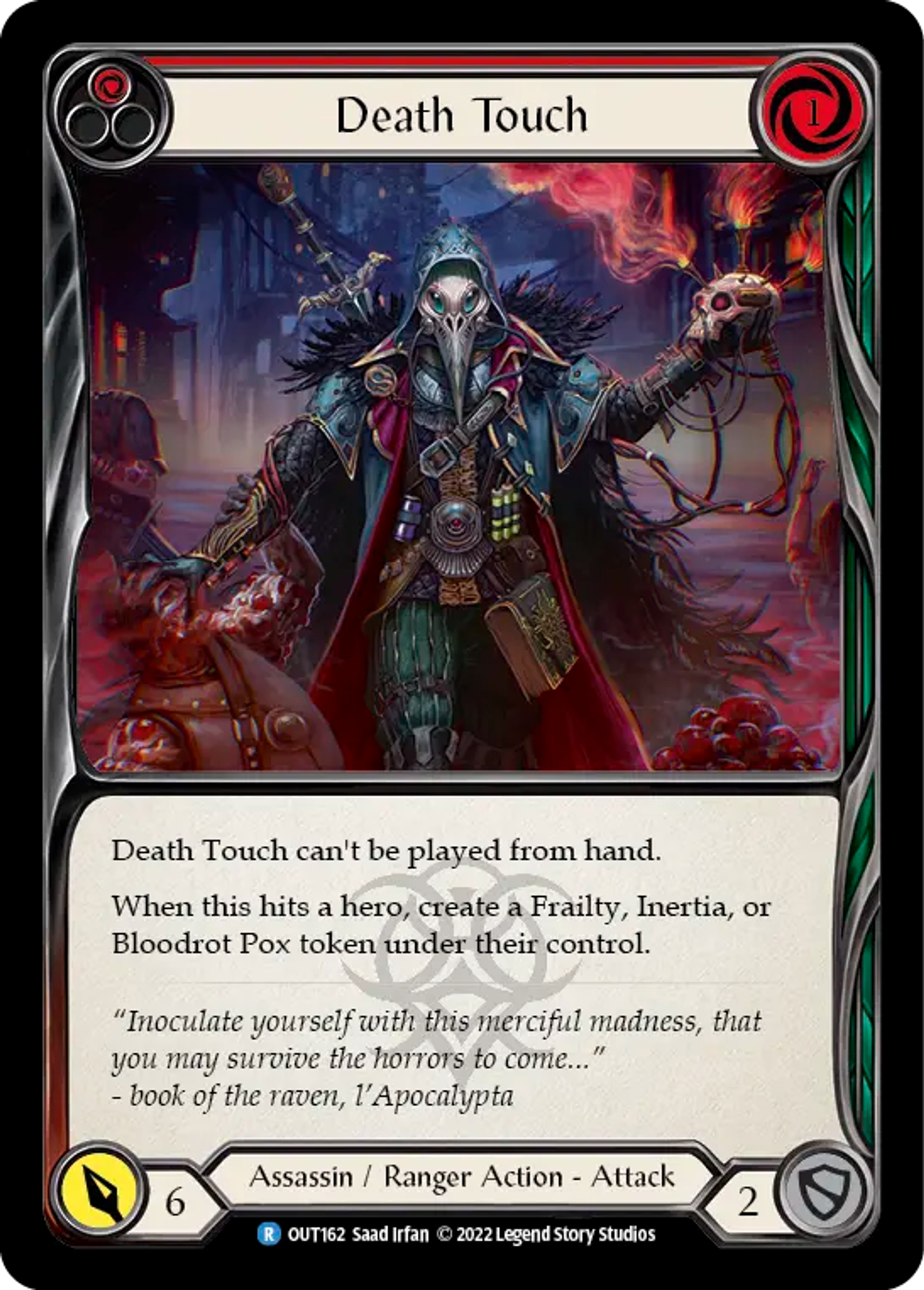 Death Touch (Red) — Outsiders — Flesh and Blood