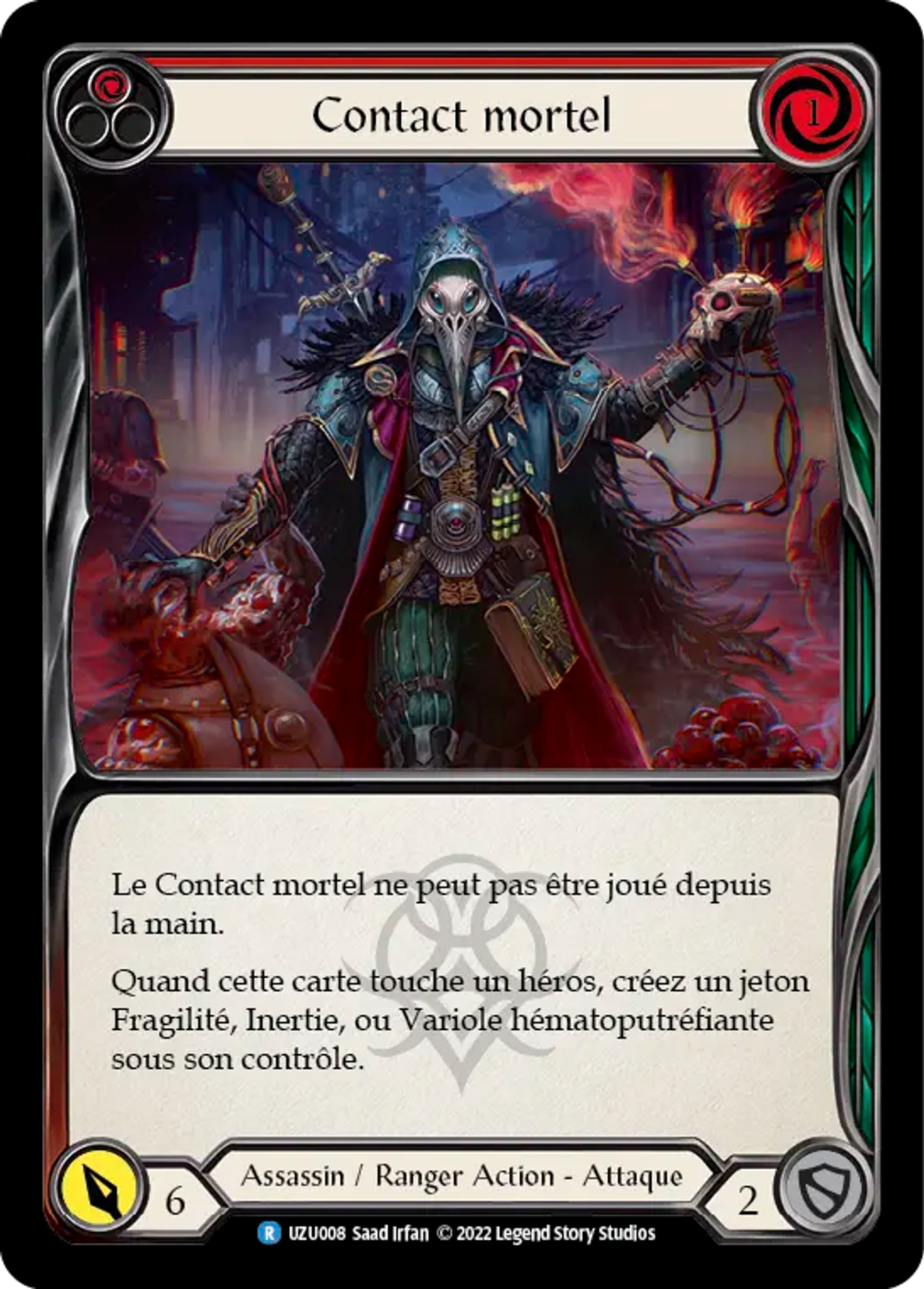 Contact mortel — Uzuri - Blitz Deck — Flesh and Blood