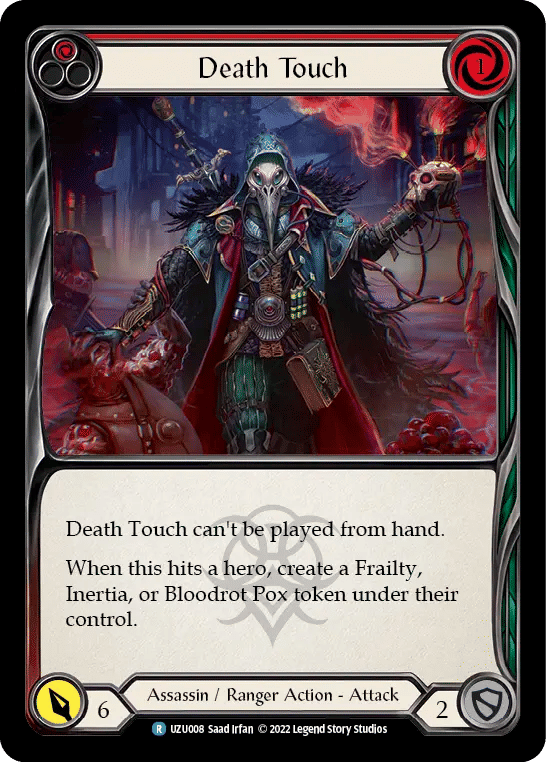 Death Touch (Red) — Uzuri - Blitz Deck — Flesh and Blood