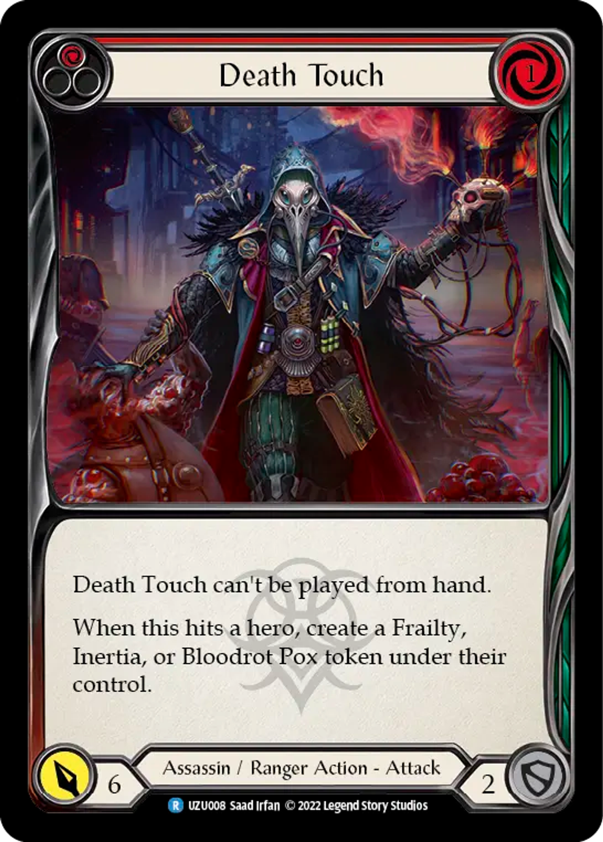 Death Touch (Red) — Uzuri - Blitz Deck — Flesh and Blood