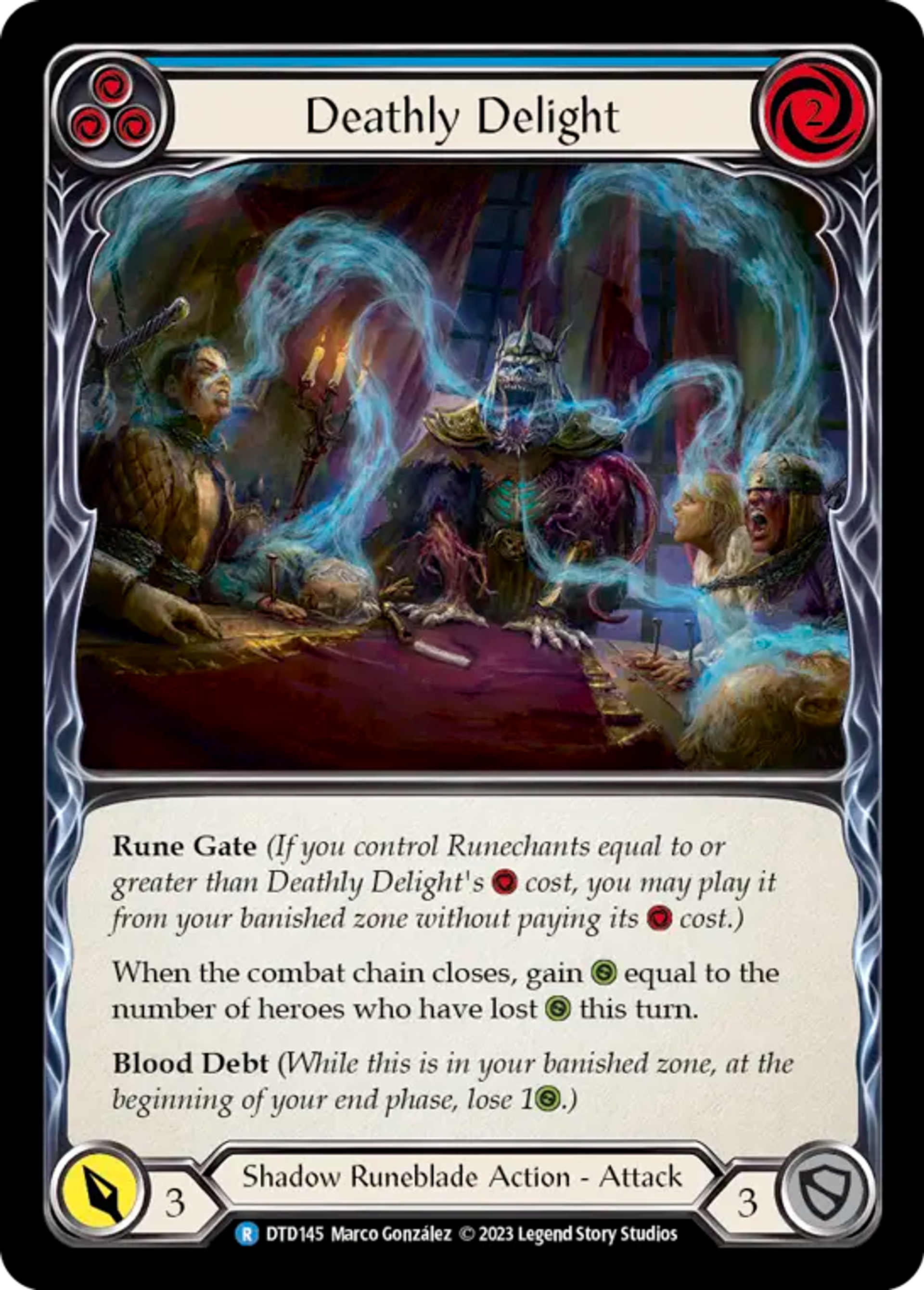 Deathly Delight (Blue) — Dusk till Dawn — Flesh and Blood