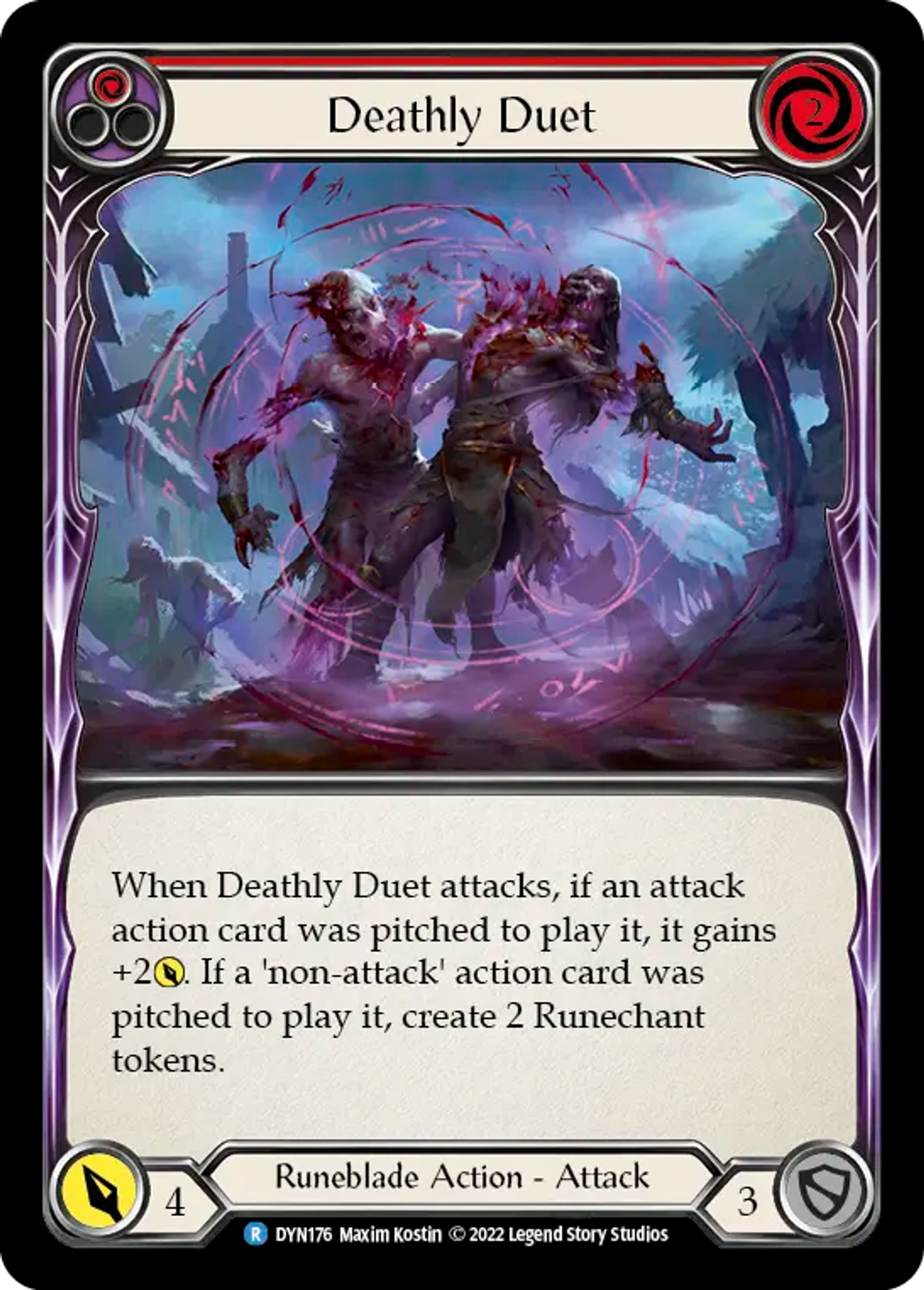 Deathly Duet (Red) — Dynasty — Flesh and Blood