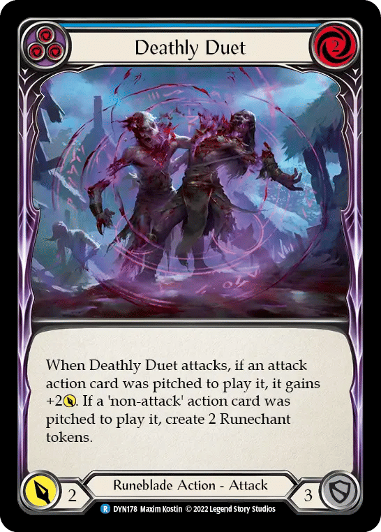 Deathly Duet (Blue) — Dynasty — Flesh and Blood