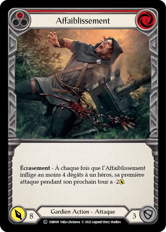 Affaiblissement — Bravo - Blitz Deck — Flesh and Blood