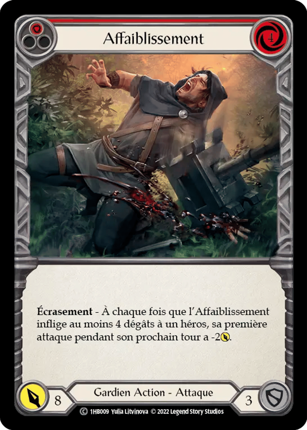 Affaiblissement from Bravo - Blitz Deck - Flesh and Blood
