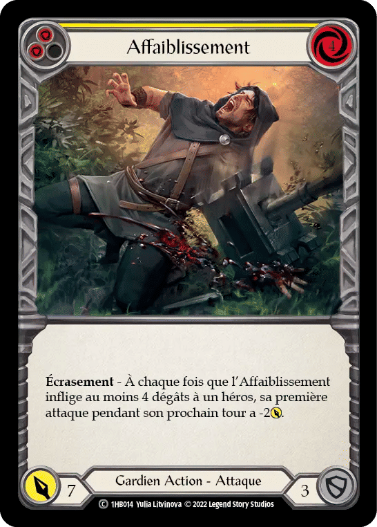 Affaiblissement — Bravo - Blitz Deck — Flesh and Blood