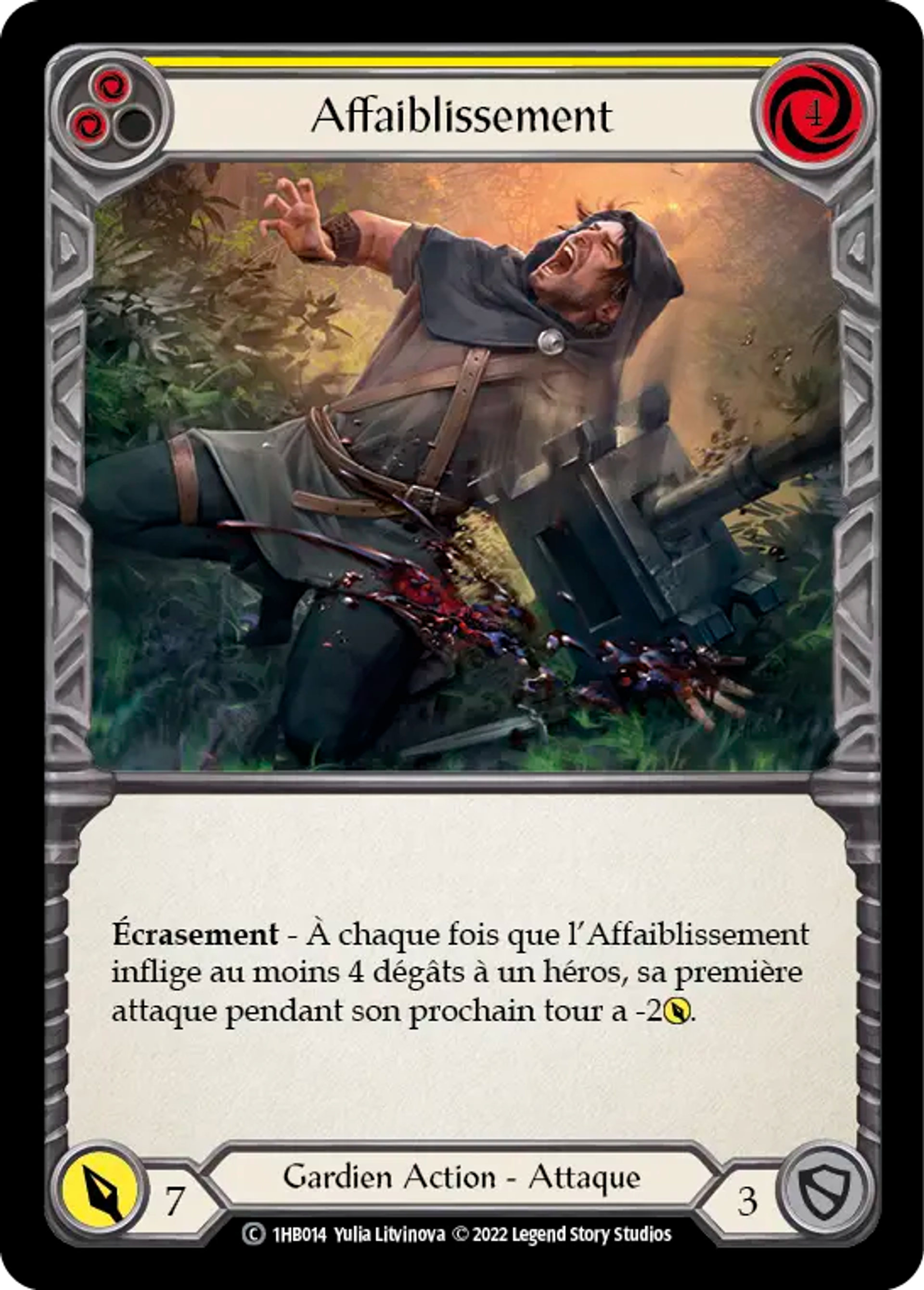 Affaiblissement — Bravo - Blitz Deck — Flesh and Blood
