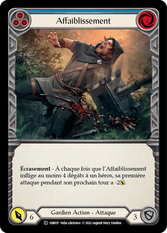 Affaiblissement — Bravo - Blitz Deck — Flesh and Blood
