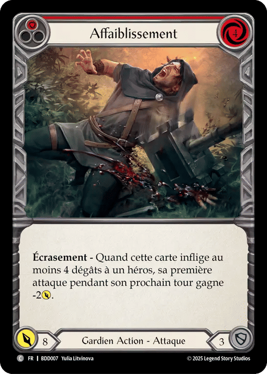 Affaiblissement — Bravo Demo Deck — Flesh and Blood