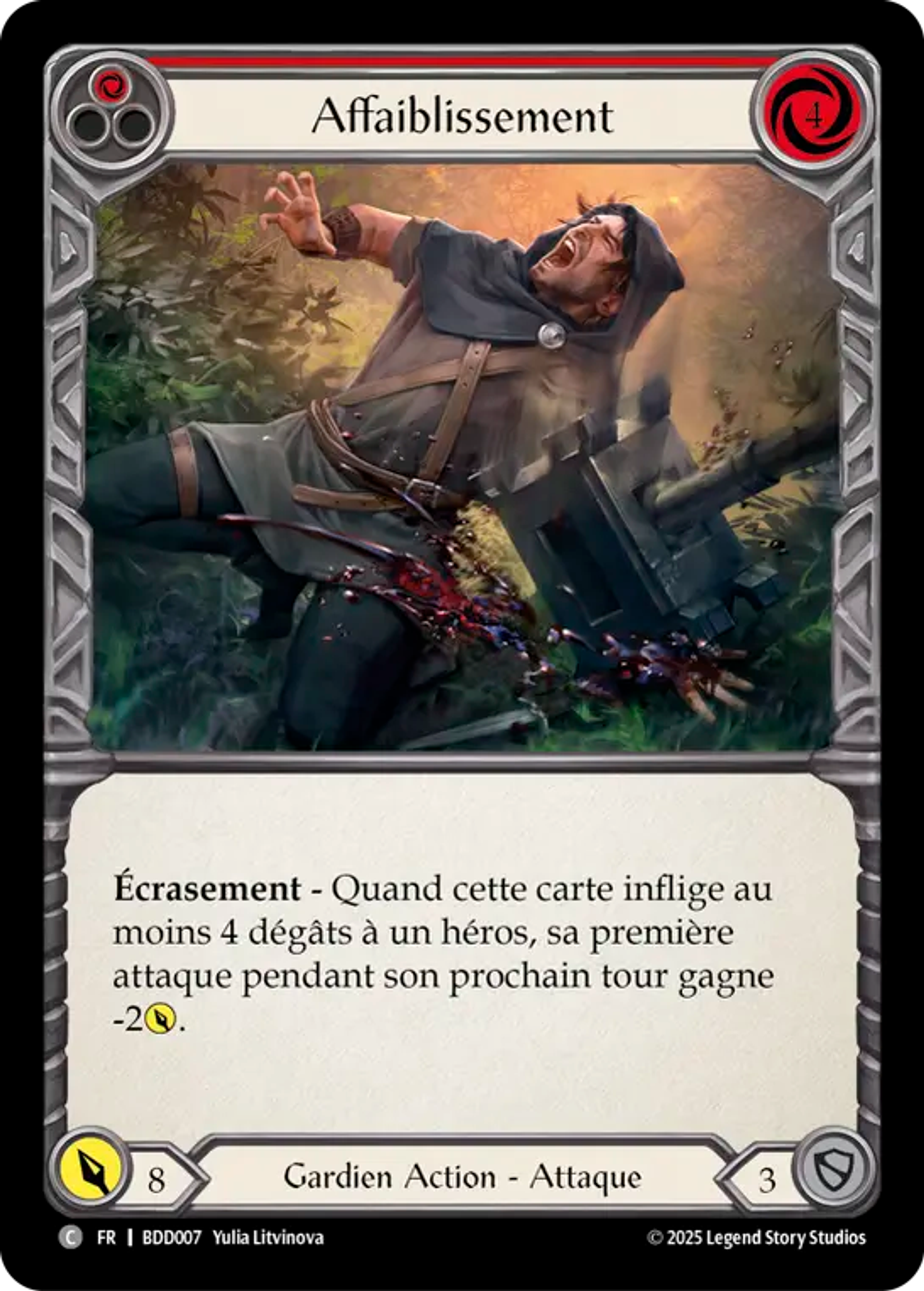Affaiblissement — Bravo Demo Deck — Flesh and Blood