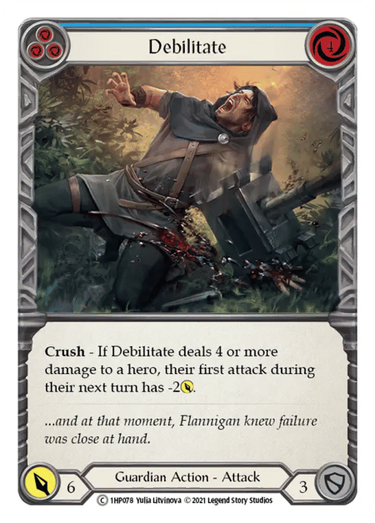 Debilitate (Blue) — History Pack 1 — Flesh and Blood