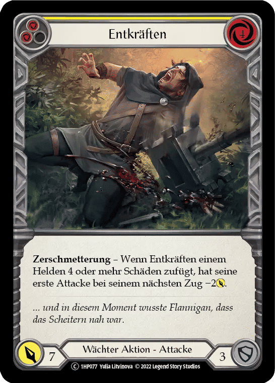 Debilitate (Yellow) — History Pack 1 - Black Label — Flesh and Blood