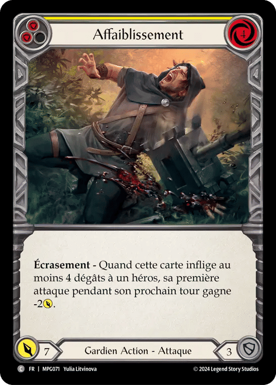Affaiblissement — Mastery Pack Guardian — Flesh and Blood