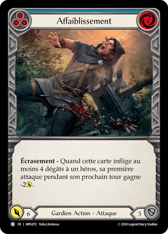 Affaiblissement — Mastery Pack Guardian — Flesh and Blood