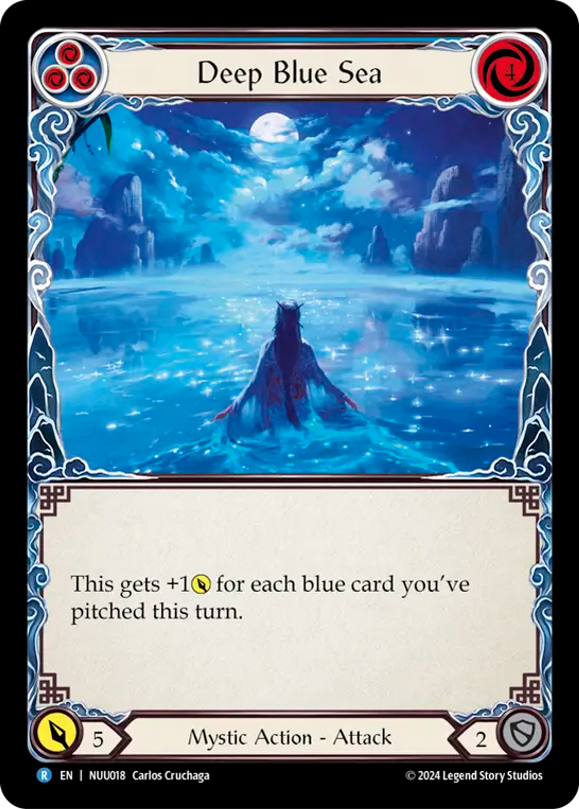Deep Blue Sea (Blue) — Nuu - Blitz Deck — Flesh and Blood