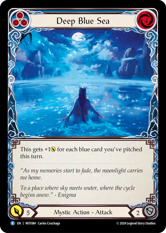 Deep Blue Sea (Blue) from Part the Mistveil - Flesh and Blood