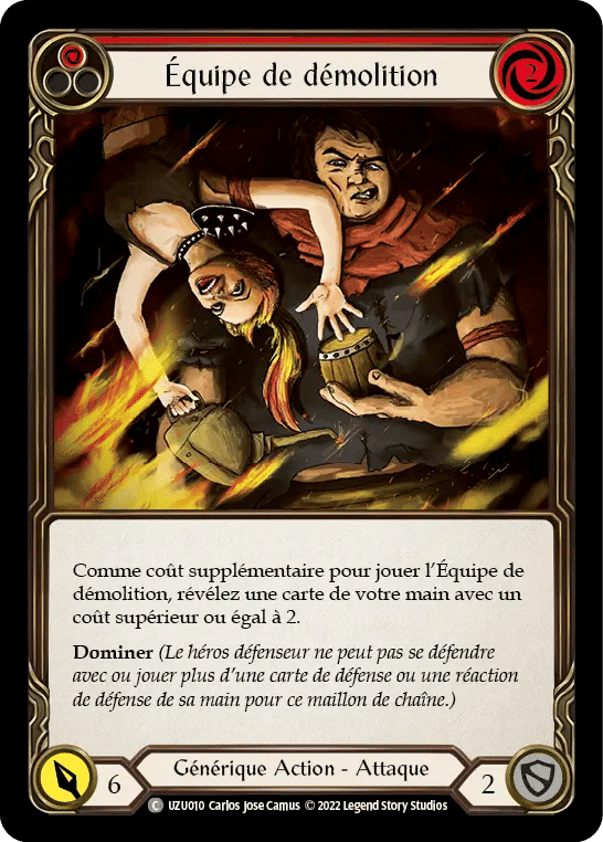 Équipe de démolition — Uzuri - Blitz Deck — Flesh and Blood