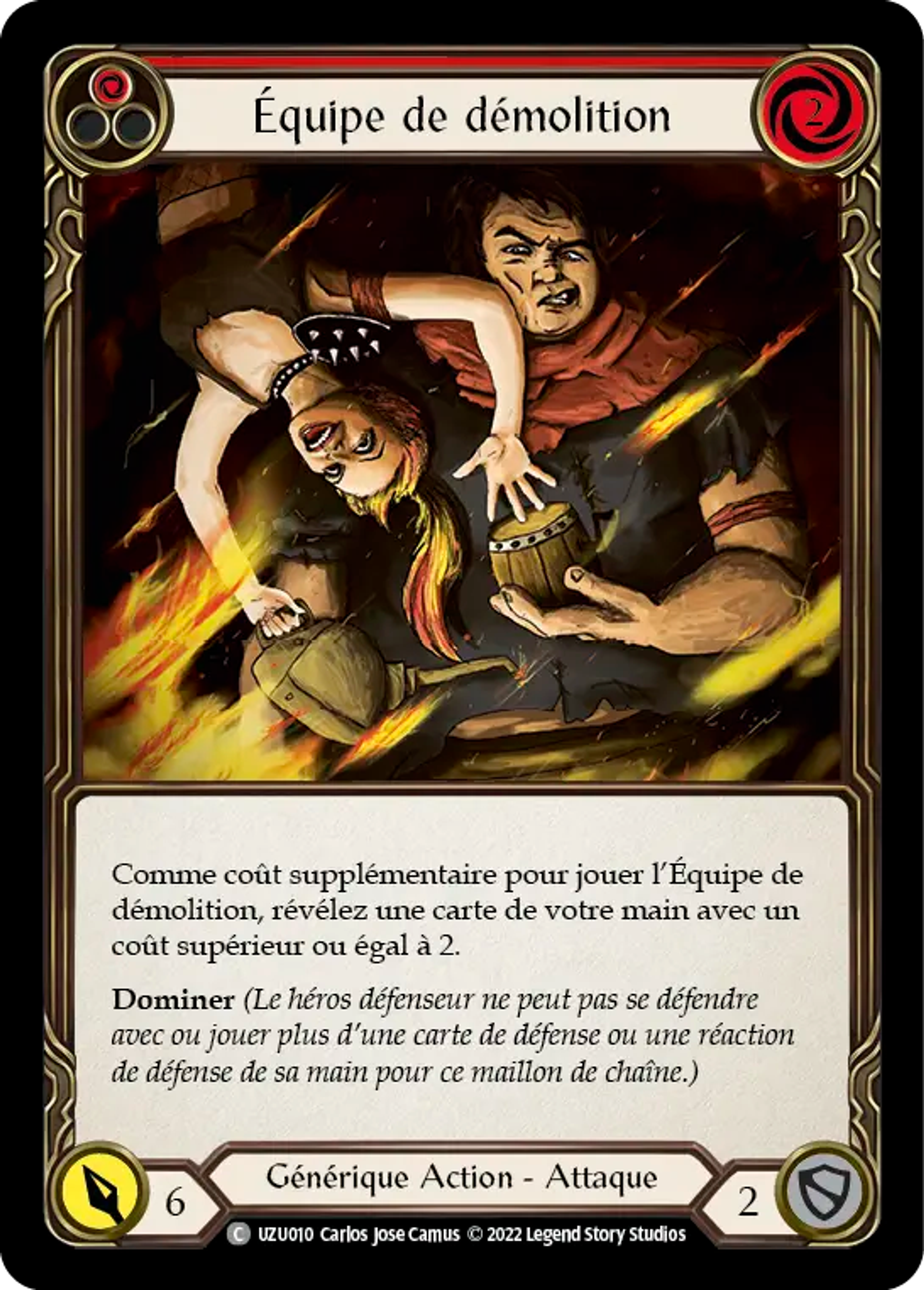 Équipe de démolition — Uzuri - Blitz Deck — Flesh and Blood