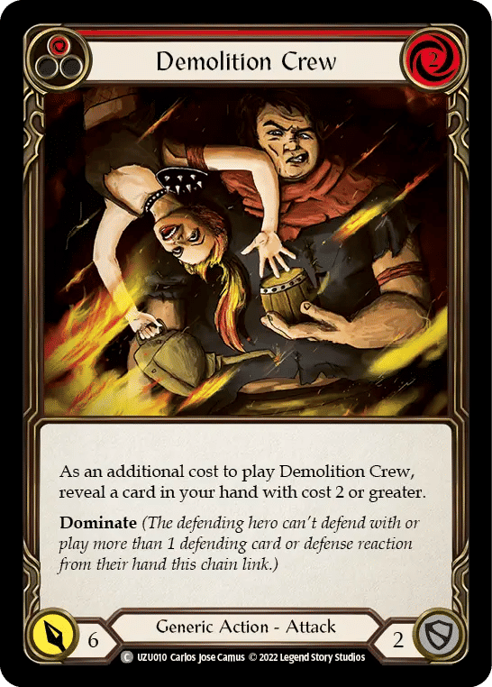 Demolition Crew (Red) — Uzuri - Blitz Deck — Flesh and Blood