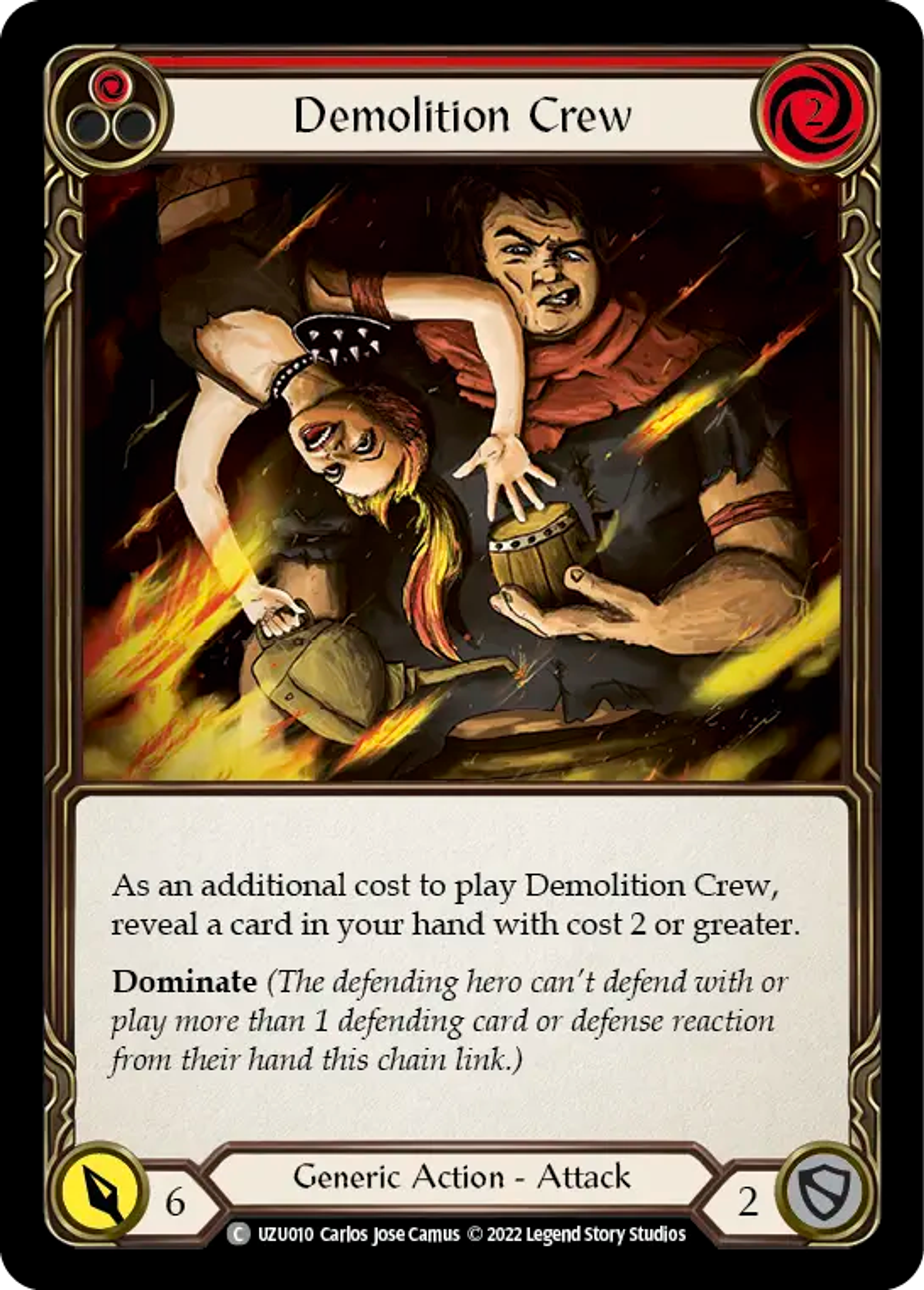 Demolition Crew (Red) — Uzuri - Blitz Deck — Flesh and Blood
