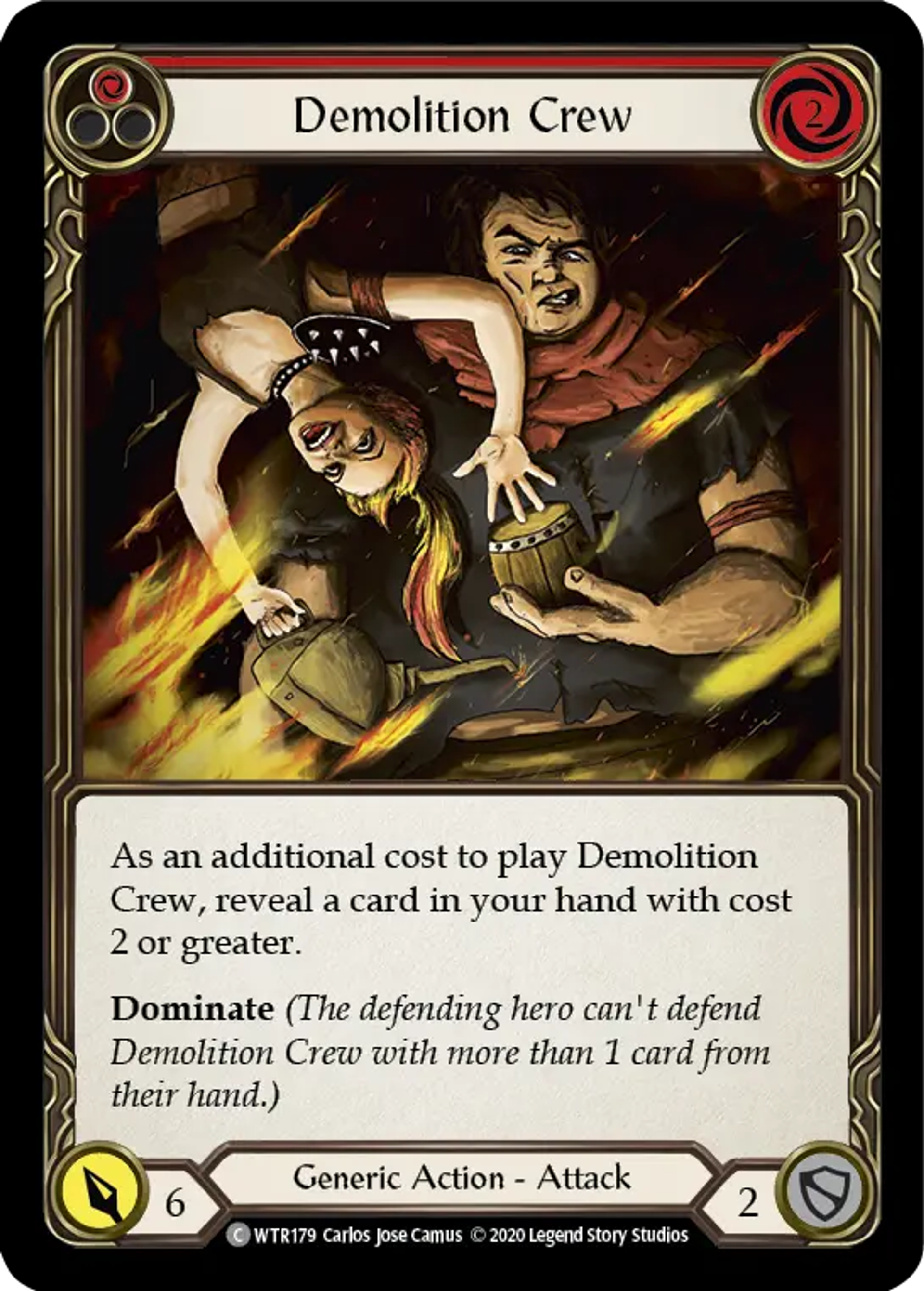 Demolition Crew (Red) — Welcome to Rathe - Unlimited — Flesh and Blood