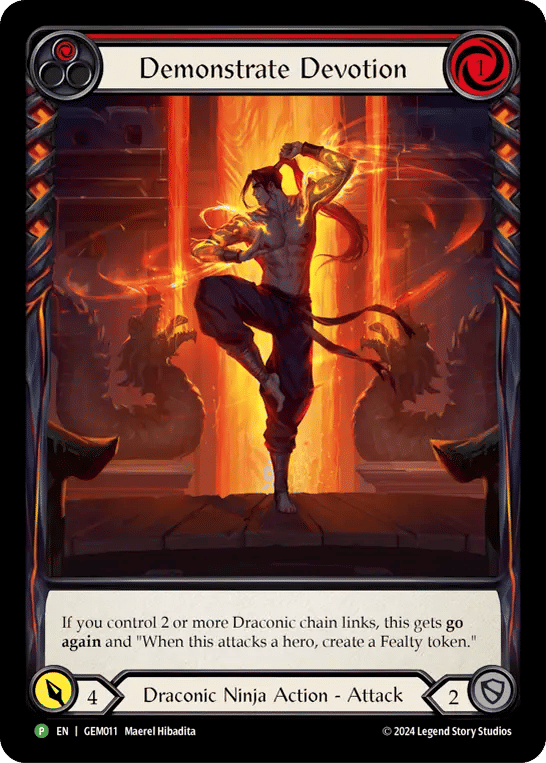 Demonstrate Devotion — GEM - Pack 1 — Flesh and Blood