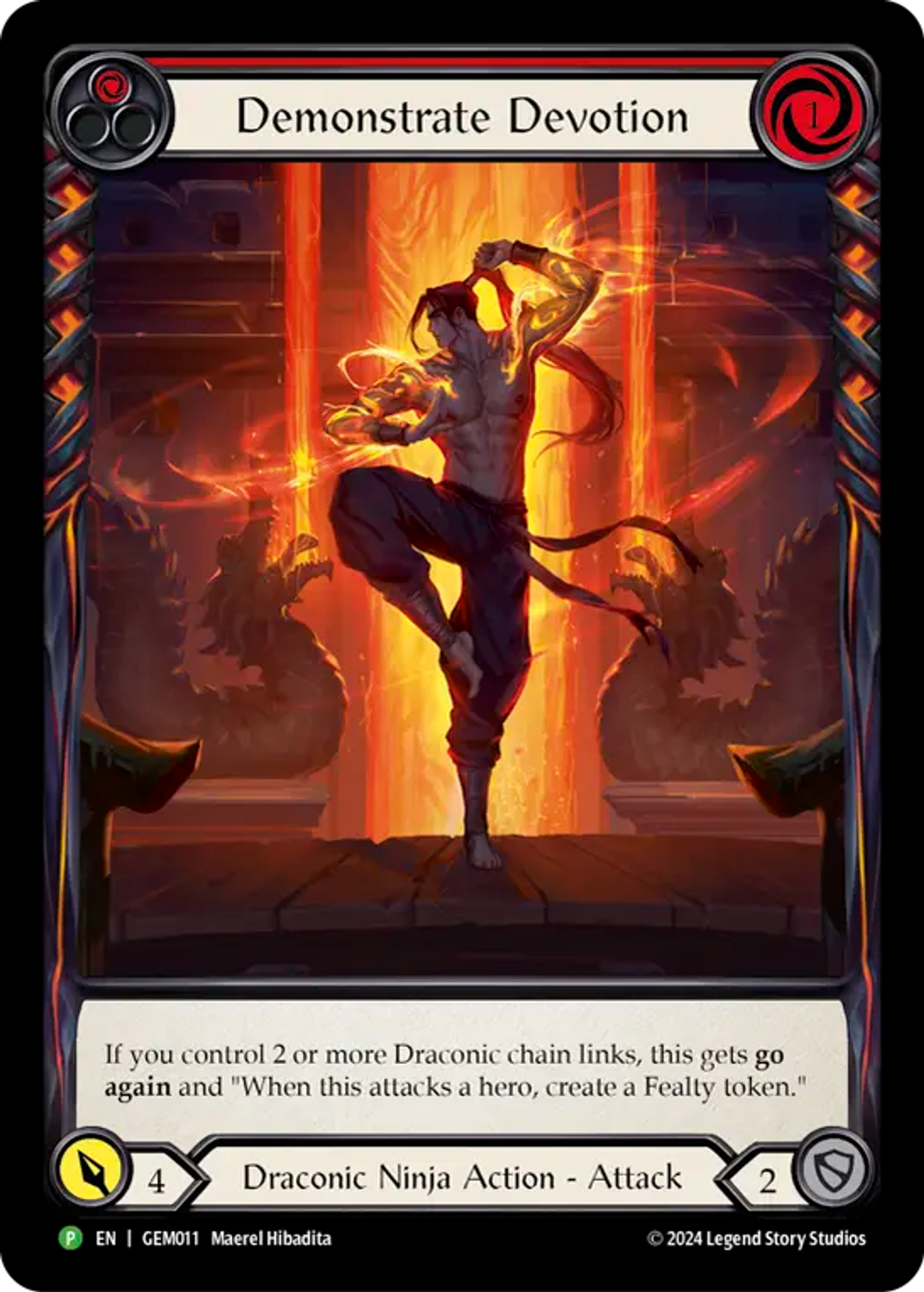 Demonstrate Devotion — GEM - Pack 1 — Flesh and Blood