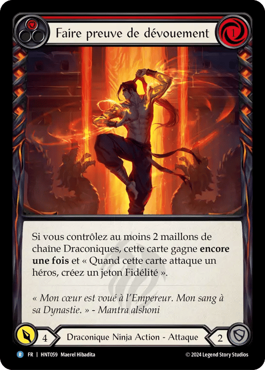 Faire preuve de dévouement — The Hunted — Flesh and Blood