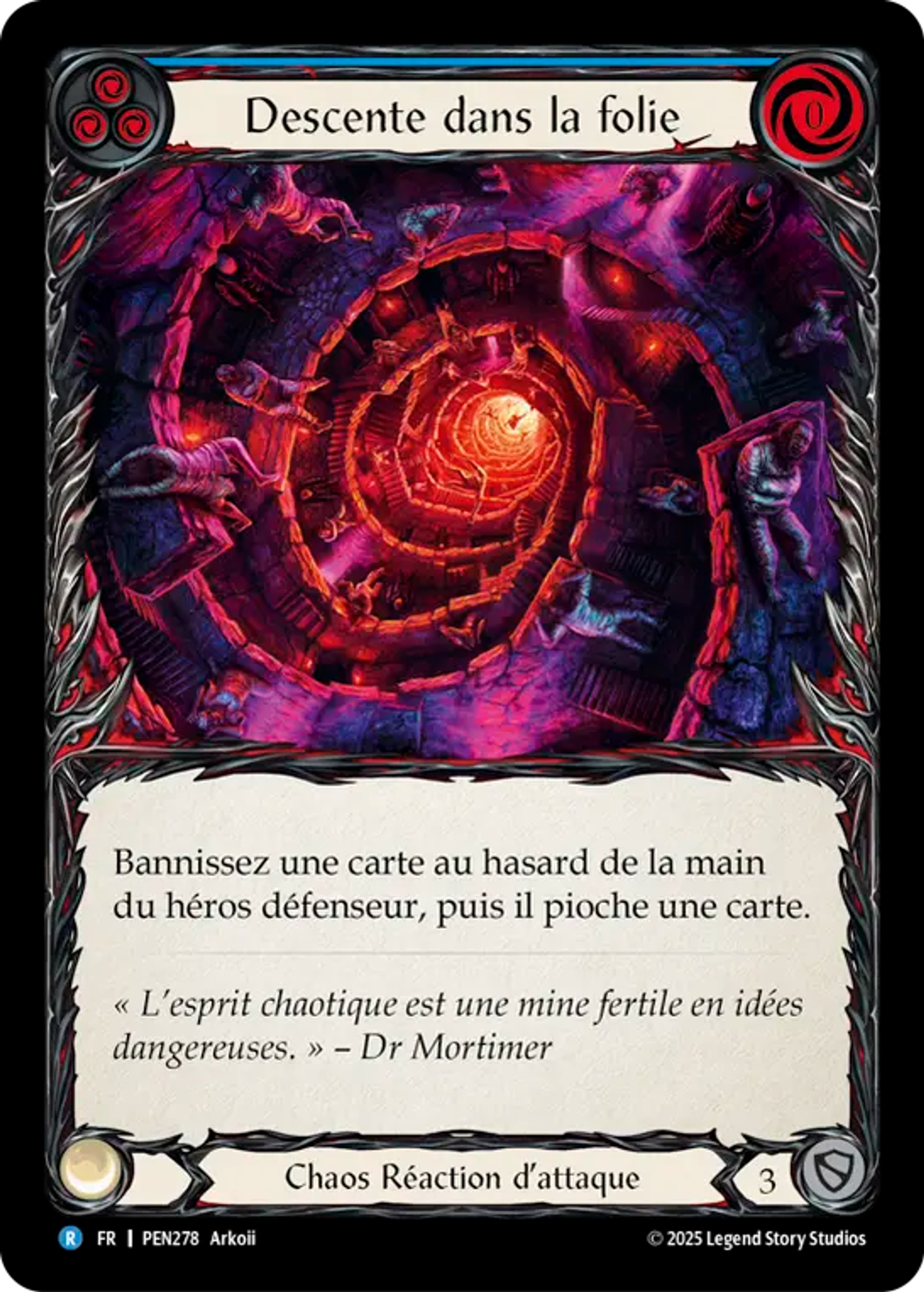 Descend into Madness (Blue) — Compendium of Rathe — Flesh and Blood
