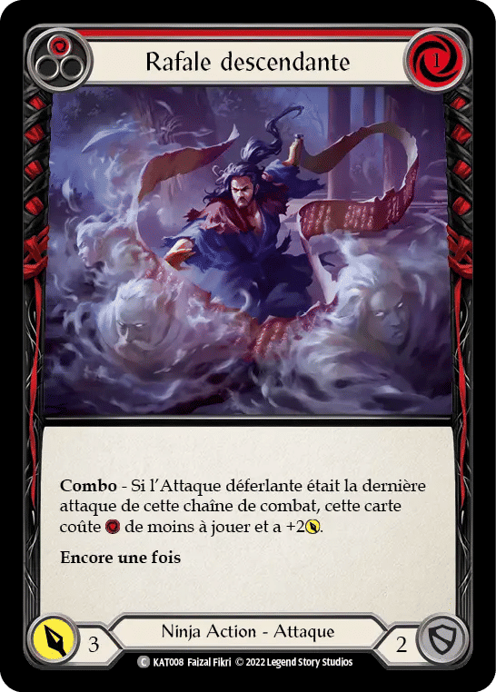 Rafale descendante — Katsu - Blitz Deck — Flesh and Blood