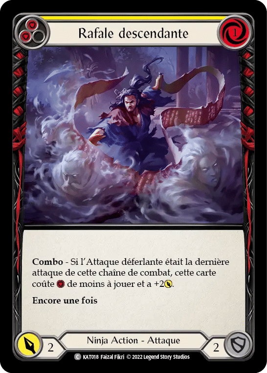 Rafale descendante — Katsu - Blitz Deck — Flesh and Blood