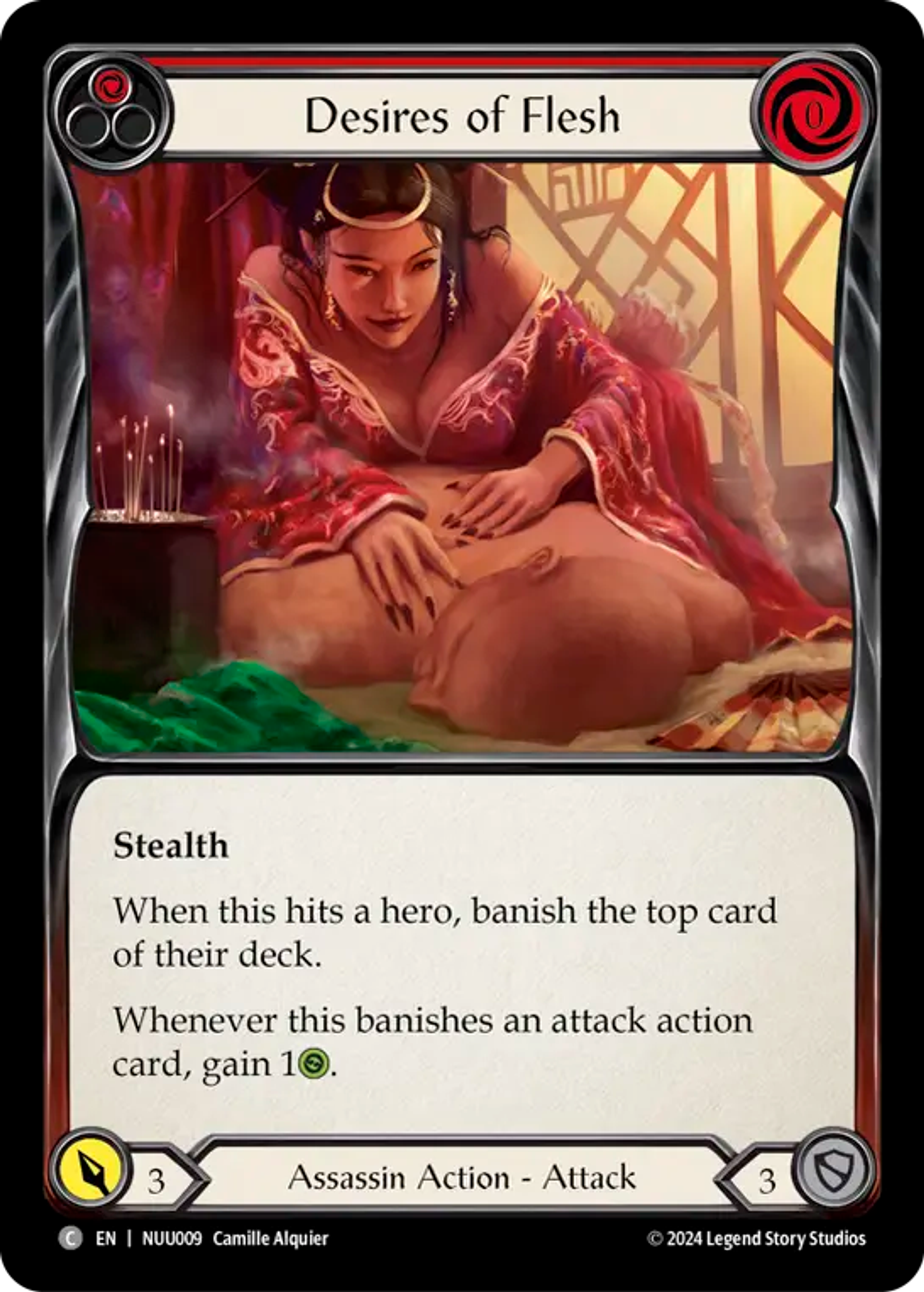 Desires of Flesh (Red) — Nuu - Blitz Deck — Flesh and Blood