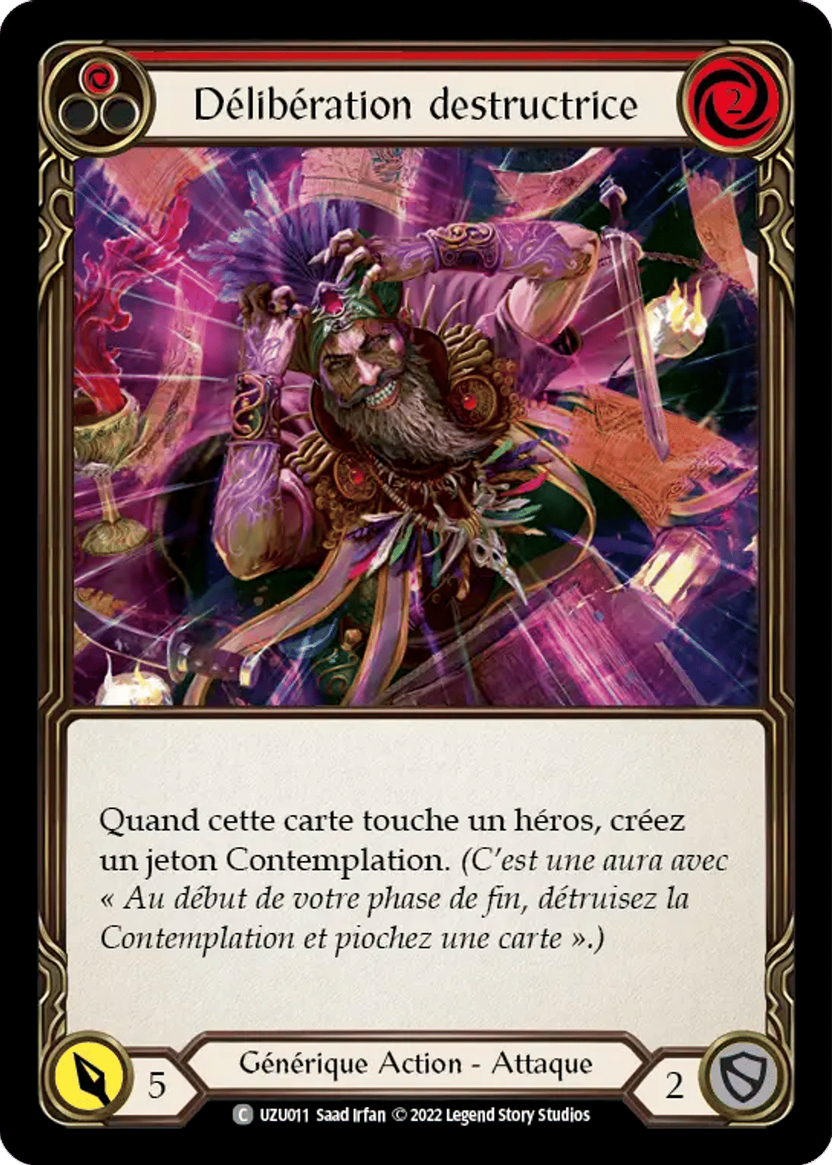 Délibération destructrice from Uzuri - Blitz Deck - Flesh and Blood