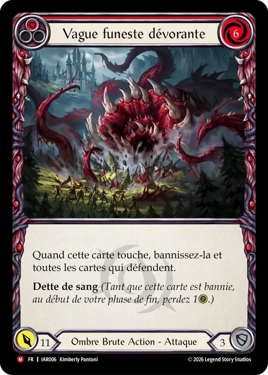 Vague funeste dévorante — Usurp the Shadow Throne — Flesh and Blood