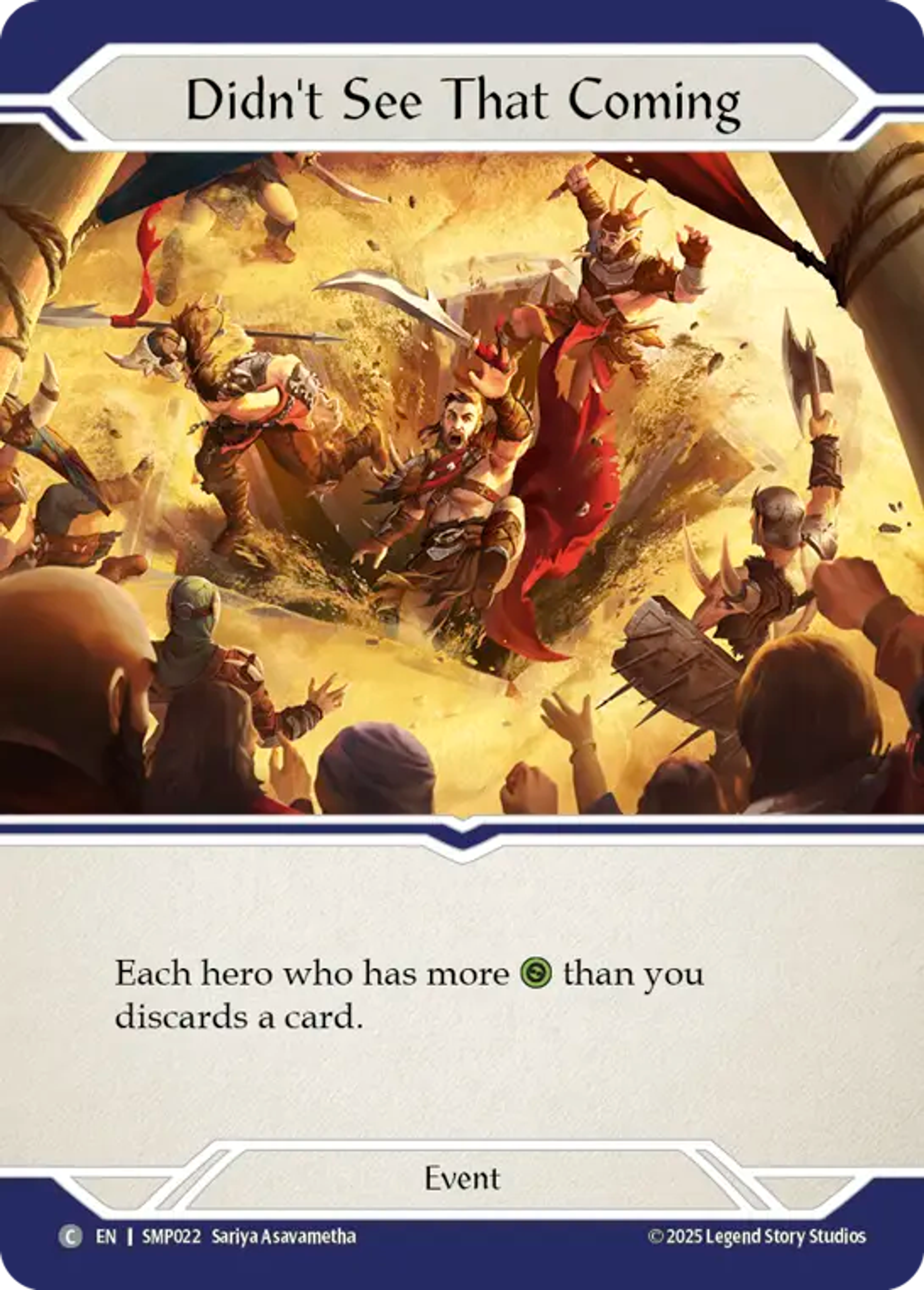 Didn't See That Coming — Smash Palace — Flesh and Blood