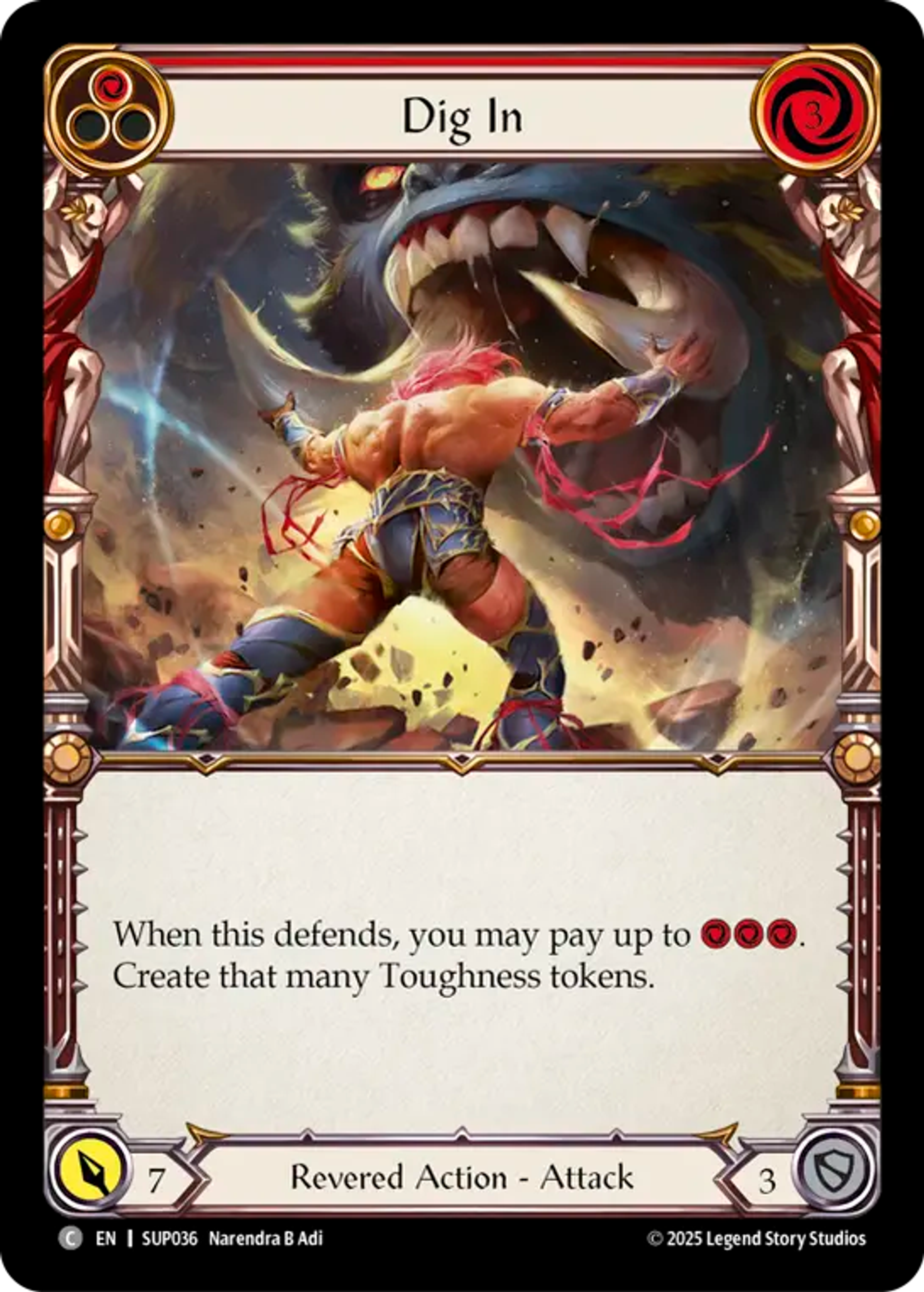 Dig In (Red) — Super Slam — Flesh and Blood