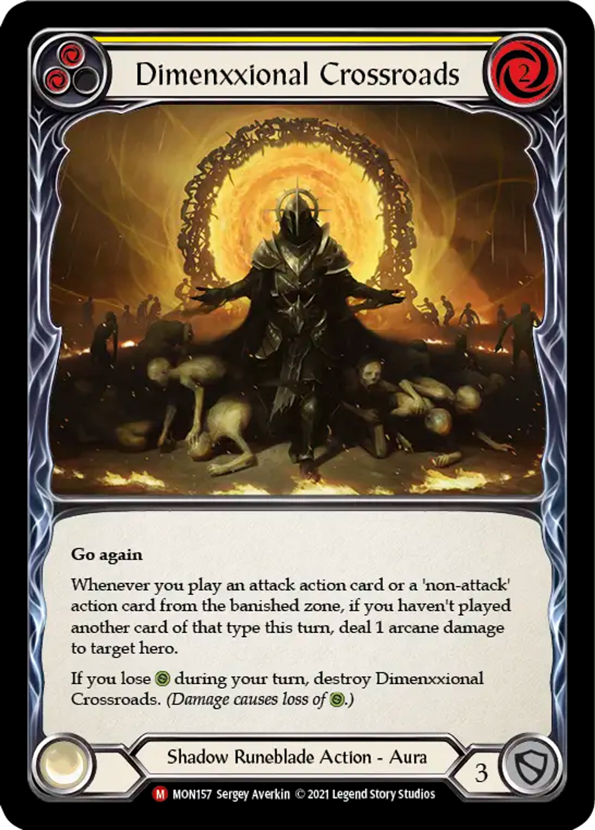 Dimenxxional Crossroads — Monarch — Flesh and Blood