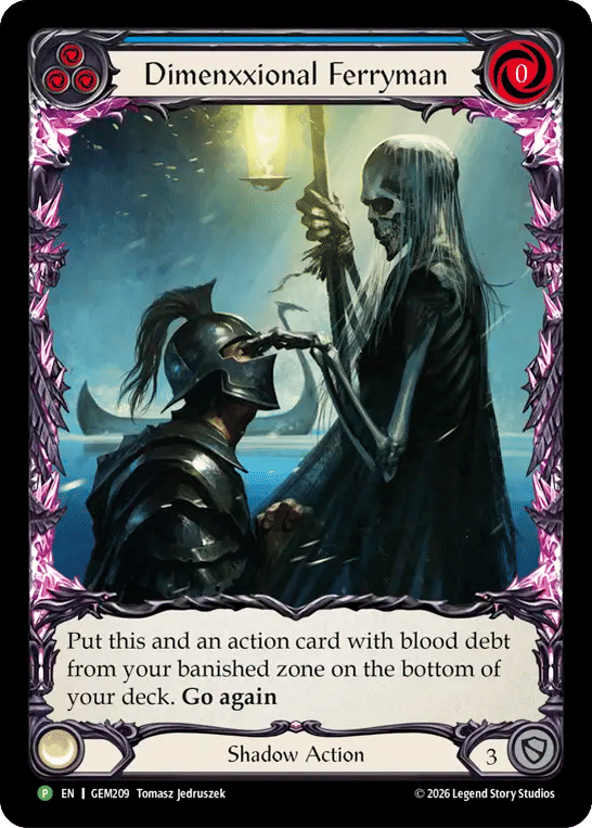 Dimenxxional Ferryman — GEM - Pack 6 — Flesh and Blood